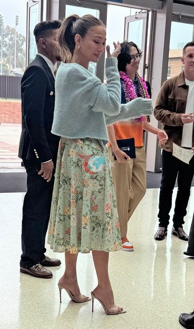 Jennifer Lopez'in gurur gözyaşları