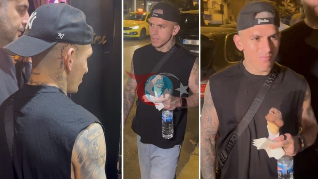 Galatasaraylı Torreira Bebek'te Dondurma Keyfi Yaptı