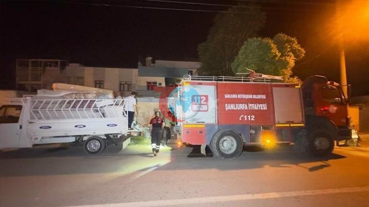 Şanlıurfa'daki Yangın Mahalle Halkını Sokağa Döktü