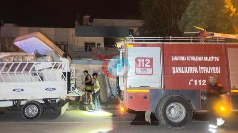 Şanlıurfada yüksələn alov sakinləri küçələrə çıxardı