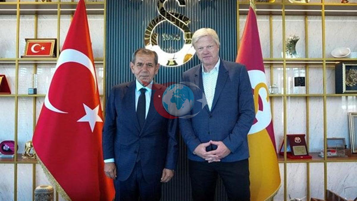 Oliver Kahn ve Dursun Özbek Galatasaray’da Bir Araya Geldi