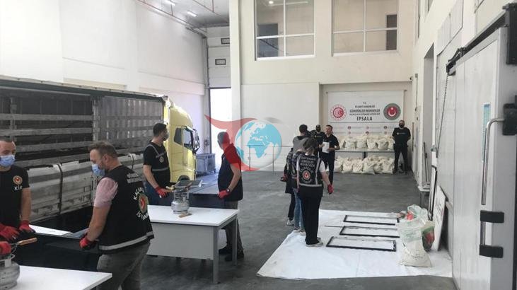 Edirne'deki Operasyonda 1,5 Ton Uyuşturucu Ele Geçirildi