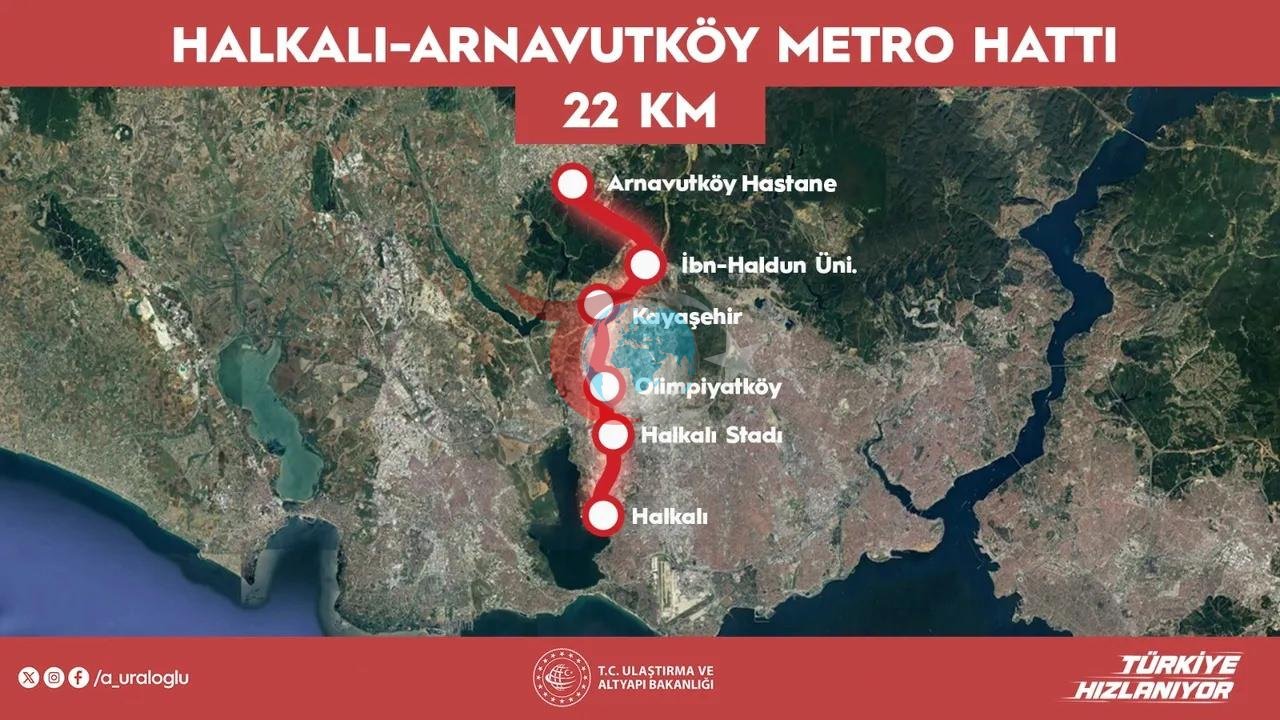 İstanbul Havalimanı'na ulaşımı 30 dakikaya iniyor: Metro hattının açılış tarihi açıklandı