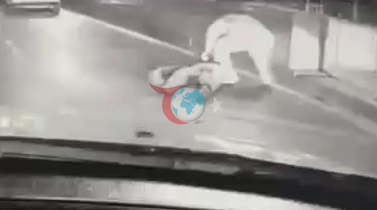 Yumruk darbesiyle ölen taksicinin son anları kamerada Yeni görüntüler ortaya çıktı