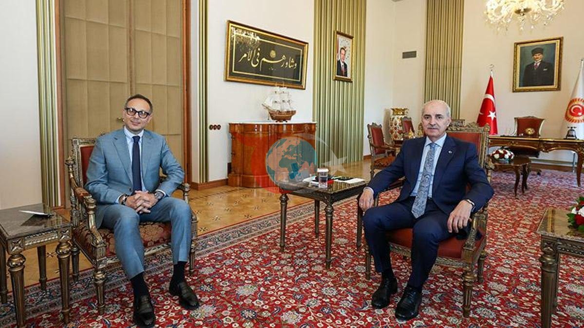 Numan Kurtulmuş, TÜRKPA Genel Sekreteri ile Görüştü