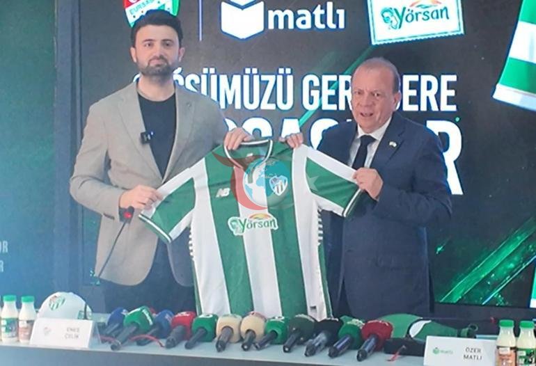 Bursasporun forma göğüs sponsoru 70 milyon TL bedelle Yörsan oldu