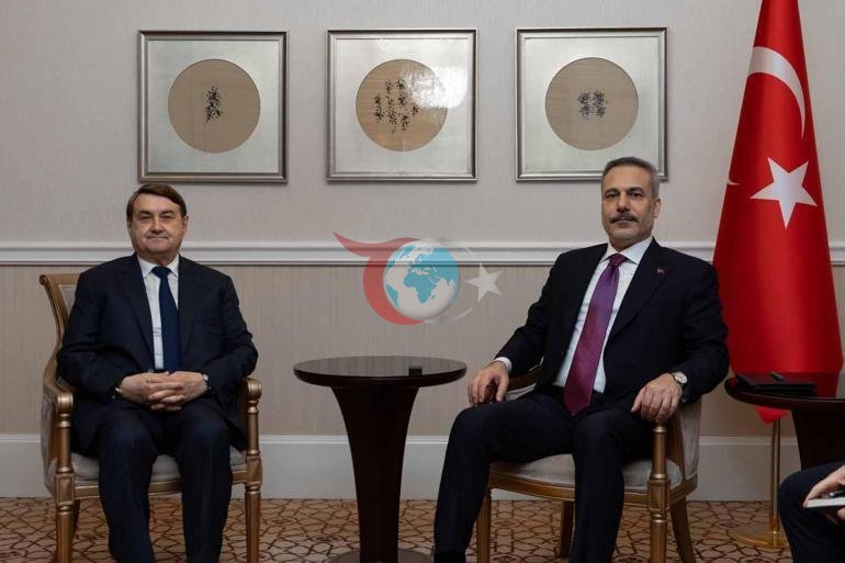 Dışişleri Bakanı Fidan, Putinin danışmanları Medinskiy ve Levitini kabul etti