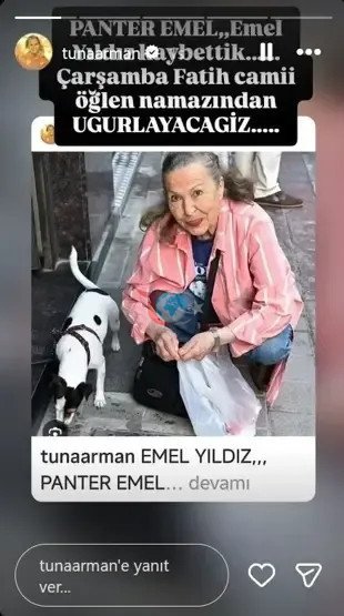 'Kədərli xəbər Panter Emeldən gəldi