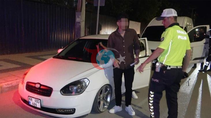Aksaray'da Trafik Uygulamasında İlginç Anlar: Sürücünün Tavrı Takdir Topladı