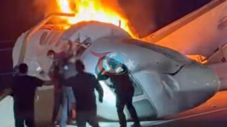 ABDde otoyola uçak düştü Sıcak görüntü: Büyük şok yaşadık