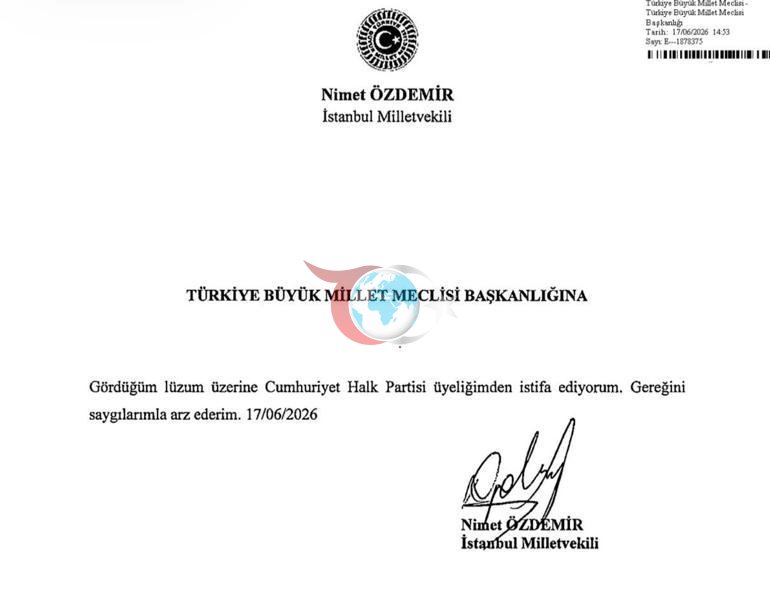 CHP ฤฐstanbul Milletvekili Nimet รzdemir partisinden istifa etti
