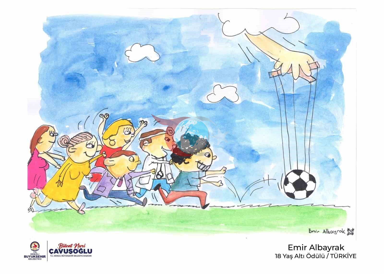 Denizli'de Karikatür Sanatı Zirvede: 6. Uluslararası Yarışma Sonuçlandı