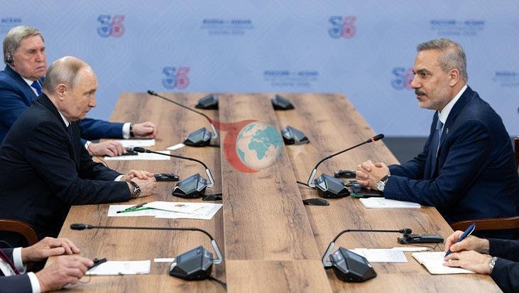 Dışişleri Bakanı Hakan Fidan, Rusya Ziyaretinde Putin ile Buluştu