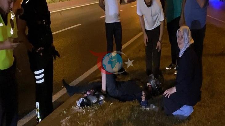 Bursa İnegöl'de Kaza: Anne, Yaralı Oğlunu Yalnız Bırakmadı