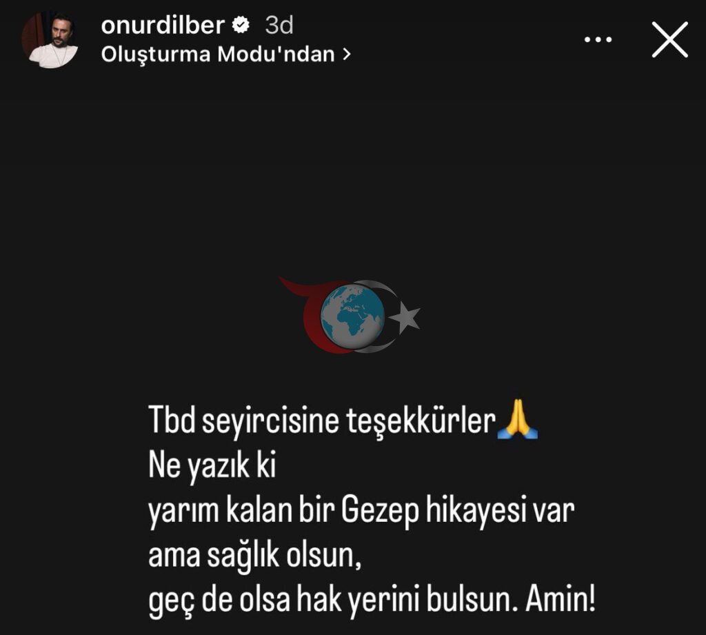 'Taşacak Bu Deniz' oyuncusunun ani vedası sevenlerini şoke etti