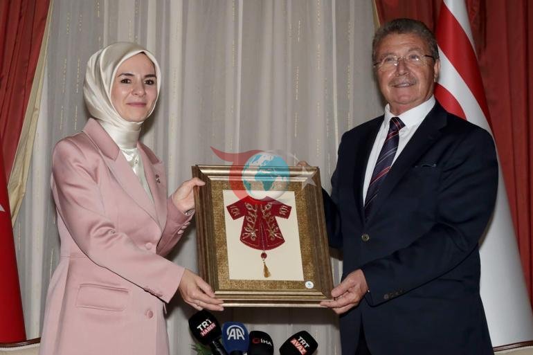 KKTC Bosh vaziri Üstel Oila va ijtimoiy xizmatlar vaziri Göktaşni qabul qildi