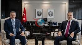 Dışişleri Bakanı Hakan Fidan, İçişleri Bakanı Mustafa Çiftçi ile görüştü