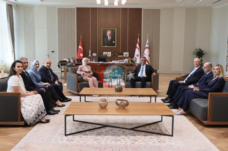 ŞKTC Prezidenti Ərhürman nazir Göktaşını qəbul etdi
