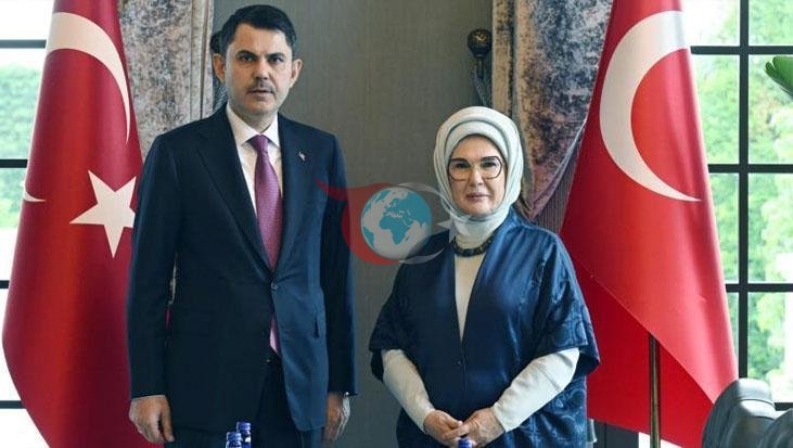 Emine Erdoğan ve Murat Kurum'dan Çevre Politikaları Görüşmesi