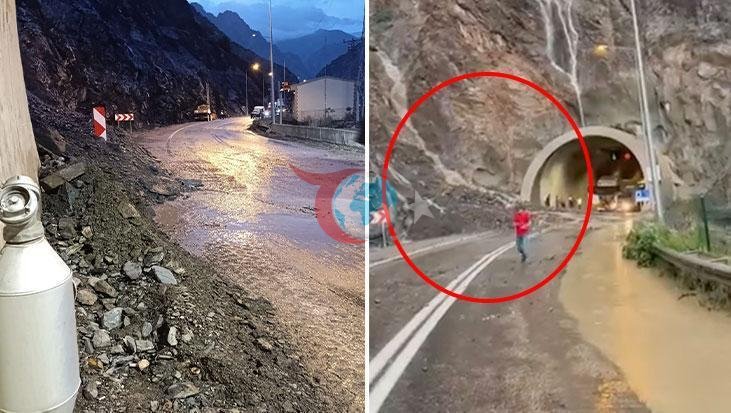 Artvin-Erzurum Yolunda Heyelan: Ulaşım Durdu