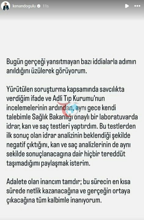 Test sonucu pozitif çıkan Kenan Doğulu'dan ilk açıklama - Resim : 2