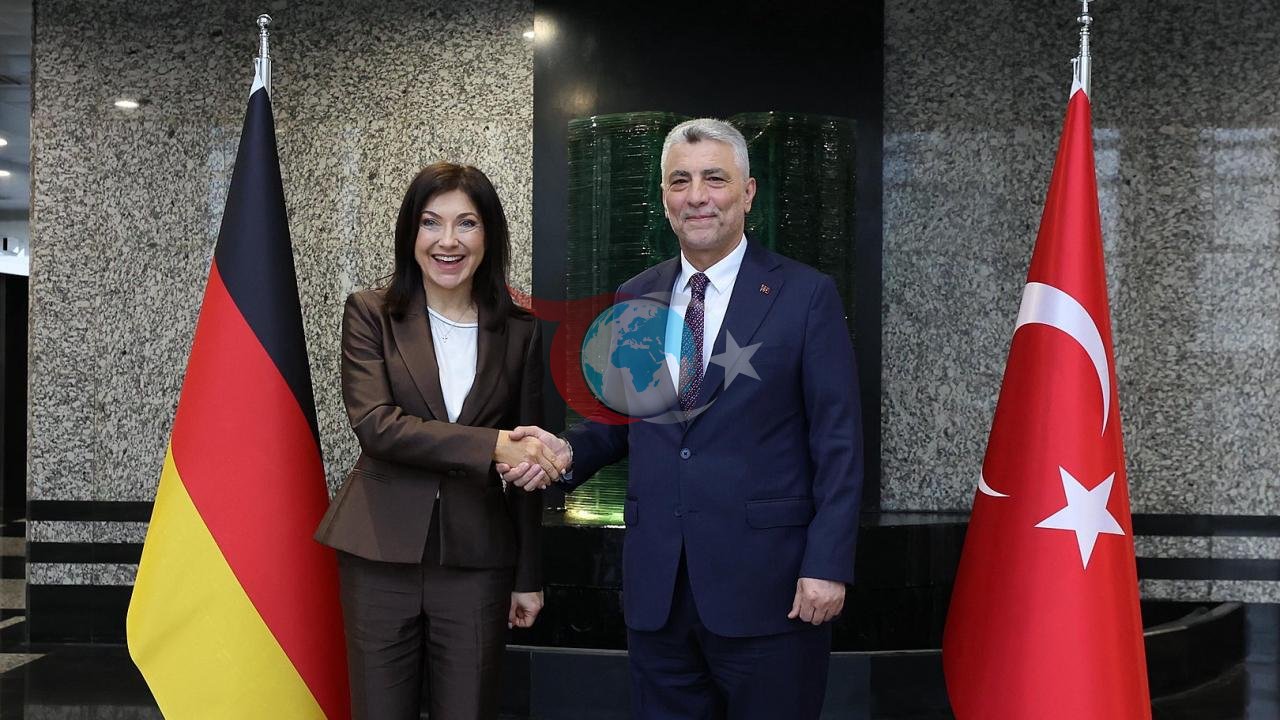 Bakan Bolat ve Almanya Ekonomi Bakanı Reiche Ankara'da Buluştu
