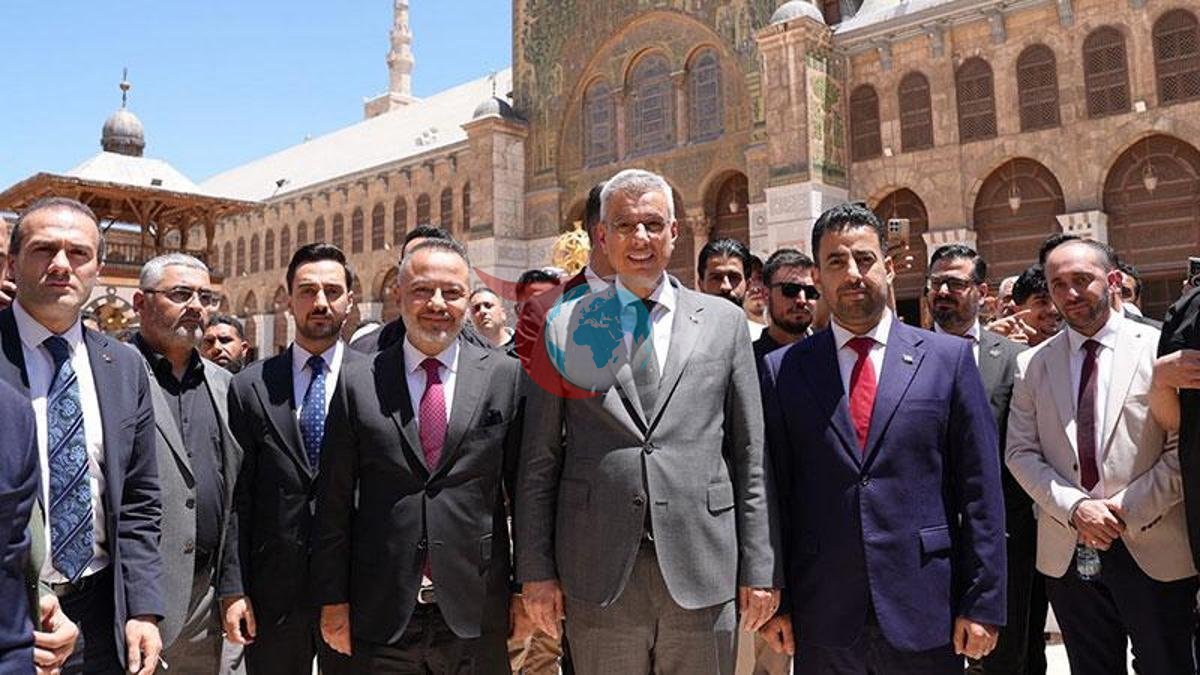 Bakan Memişoğlu, Şam'da Emevi Camii'nde Cuma Namazı Kıldı