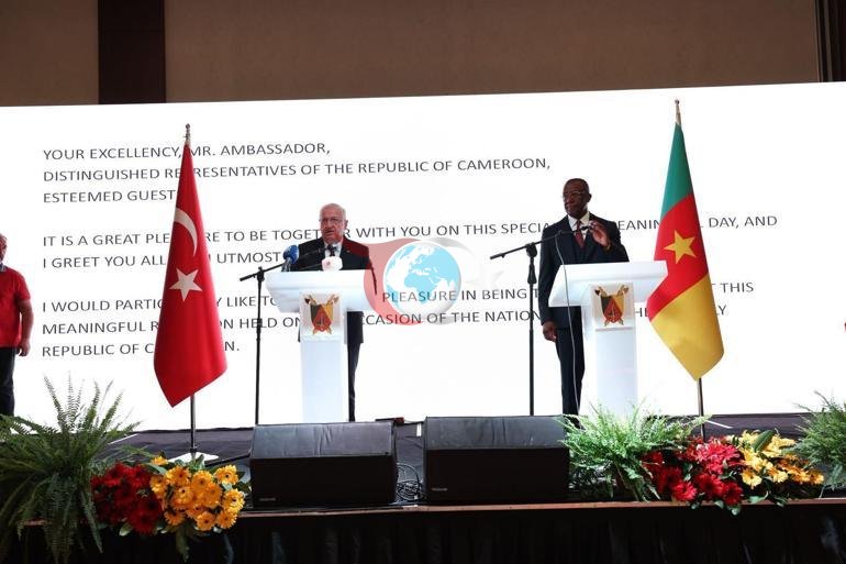 Bakan Güler, Kamerun Milli Günü resepsiyonuna katıldı