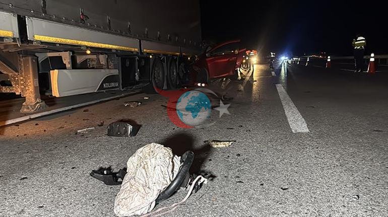 Ədirnədə qorxunc qəzada yük maşını arxadan çarpdı, həyatını itirdi
