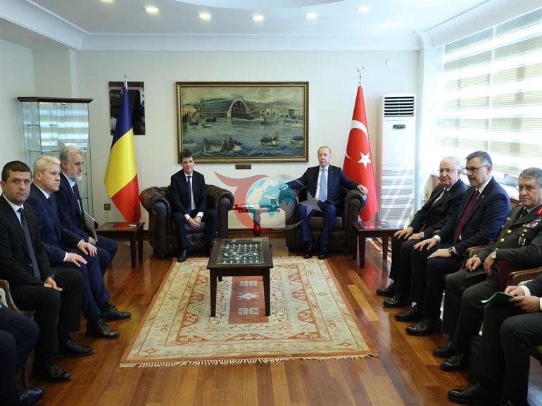 Cumhurbaşkanı Erdoğan, Romanya Cumhurbaşkanı Nicuşor Daniel Dan ile görüştü