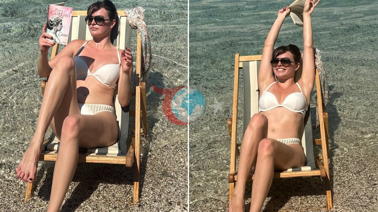 Melis Sezen Yaz Tatilinde 'Deniz Meleği' Olarak Poz Verdi