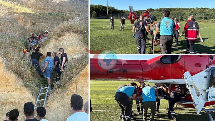Çatalca'da Yamaç Paraşütü Kazası: 2 Yaralı Kurtarıldı