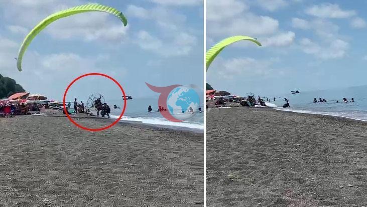 Kemos Plajı'nda Motorlu Paraşüt Dehşeti: 3 Kişi Yaralandı