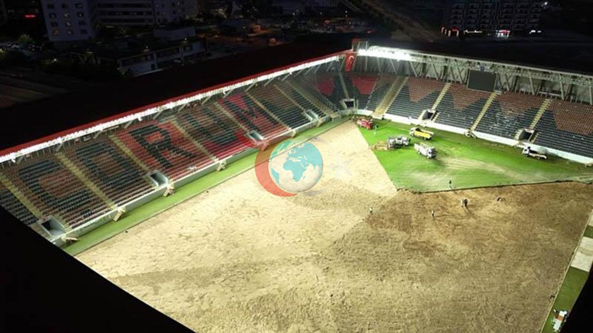 Arca Çorum FK, Şehir Stadını Süper Lig İçin Yeniliyor