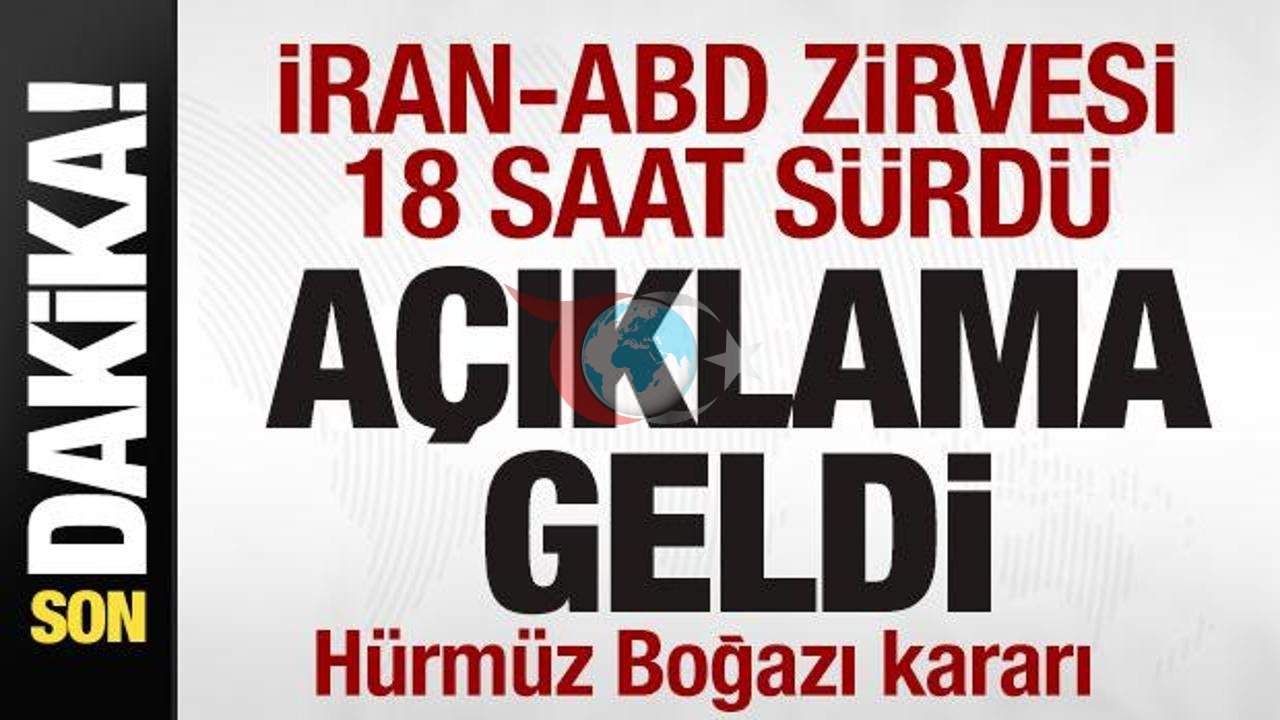 İran-ABD Zirvesi: Hürmüz'de Tarihi Karar!