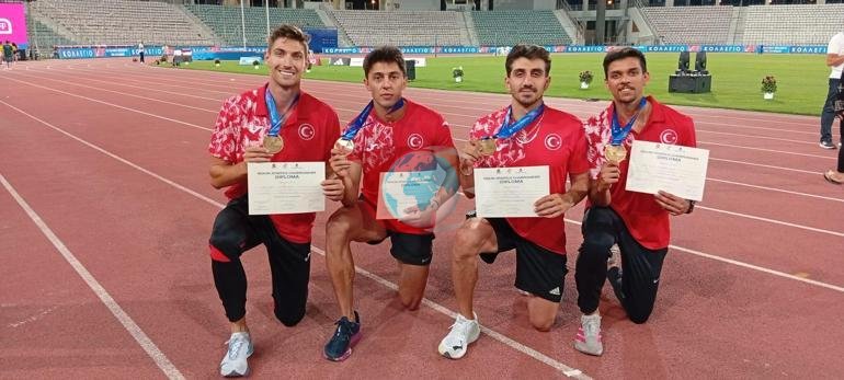 Milli atletler, takım halinde Balkan Şampiyonu oldu