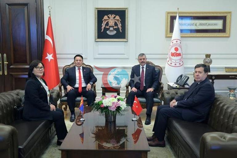 İçişleri Bakanı Çiftçi, Moğolistan Başbakan Yardımcısı Nomtoibayar ile görüştü