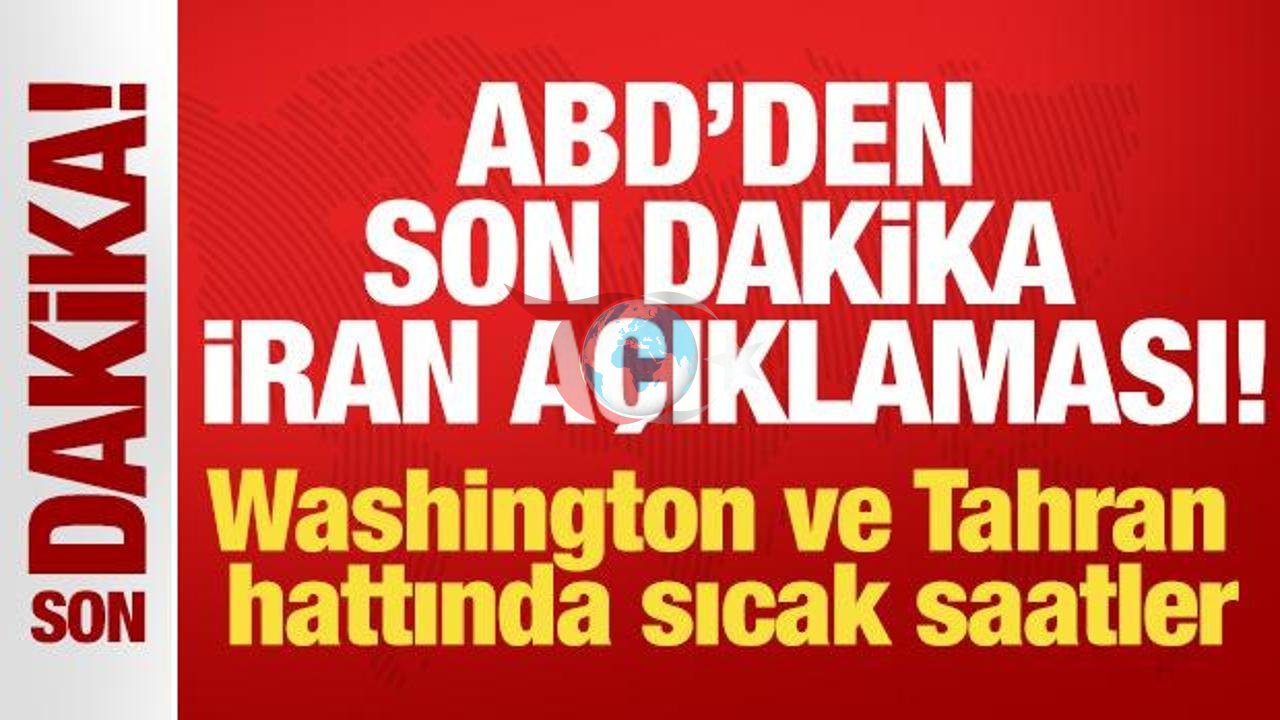 ABD'den İran'a Net Mesaj: Sözler Değil Eylemler Önemli