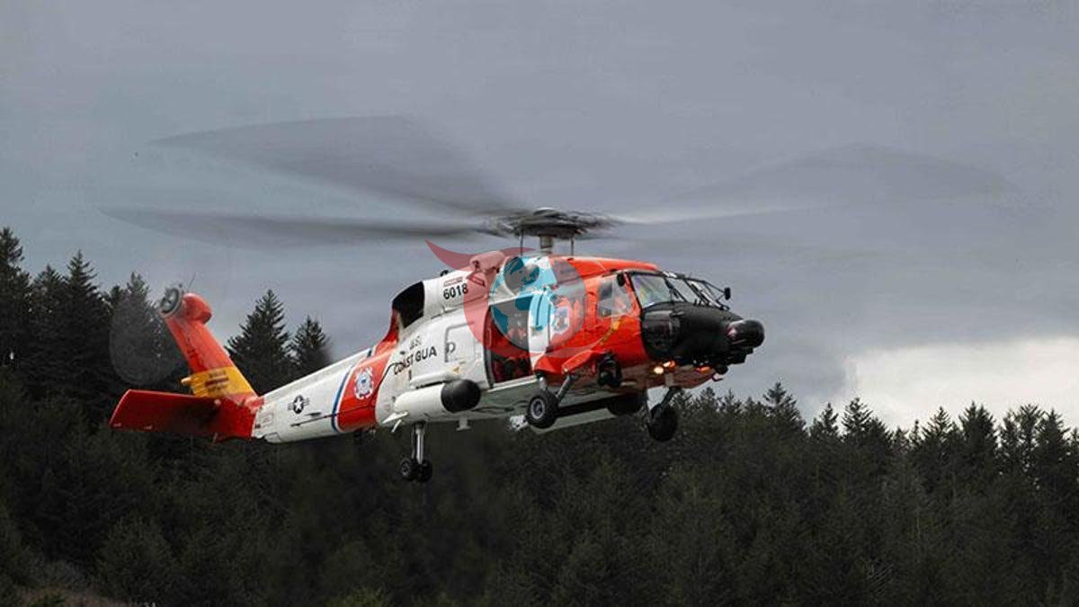 Alaska'da Eğitim Uçuşunda Kaza Yapan Helikopterin Mürettebatı Kurtarıldı