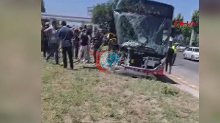 Son xəbərlər... Ankarada ictimai avtobus qəza edib. Yaralılar var
