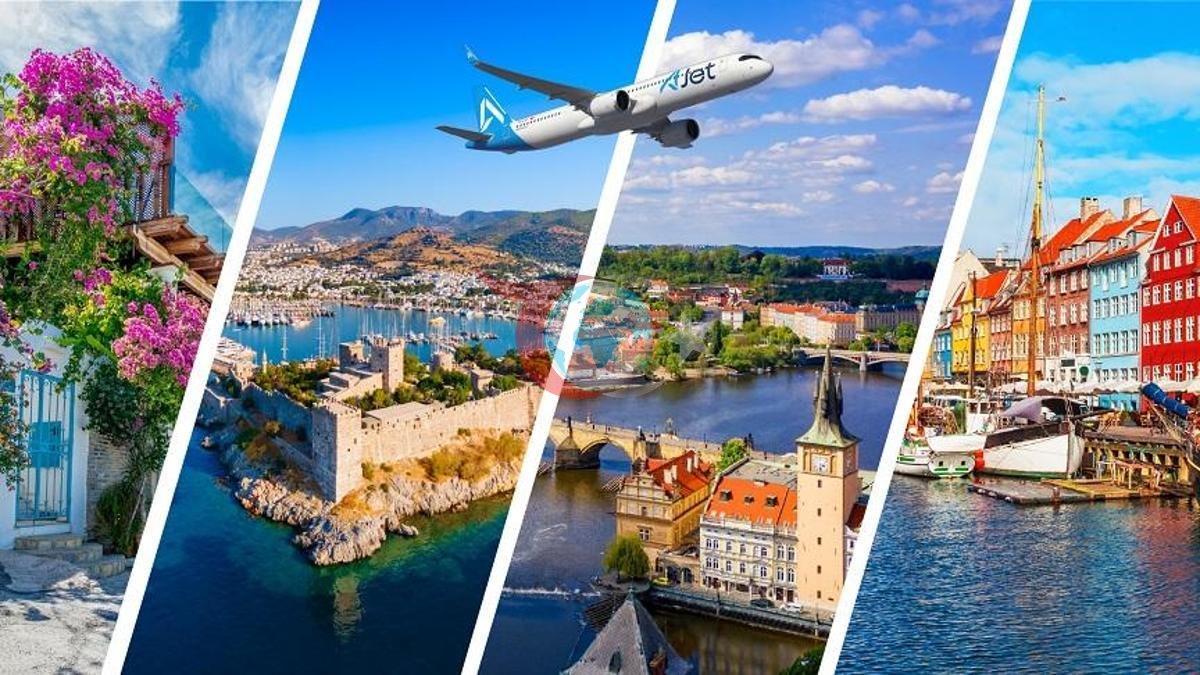 AJet, Bodrum'dan Avrupa'ya Uçuşlarını Başlatıyor