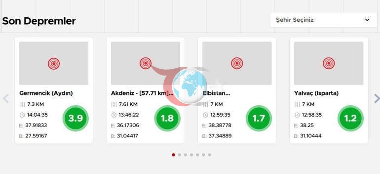 Son dakika... Aydında 3.9 büyüklüğünde deprem