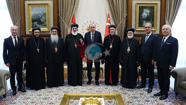 Cumhurbaşkanı Erdoğan, Süryani Ortodoks Kilisesi Patriğini kabul etti