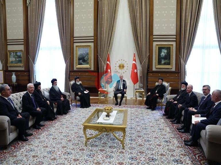 Prezident Ərdoğan Süryani Pravoslav Kilsəsinin Patriarxını qəbul etdi