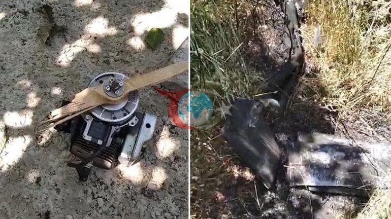 Самсун және Кастамонуда ұшқышсыз авиация дабылы үйдің бақшасы мен жасыл алаңына құлады