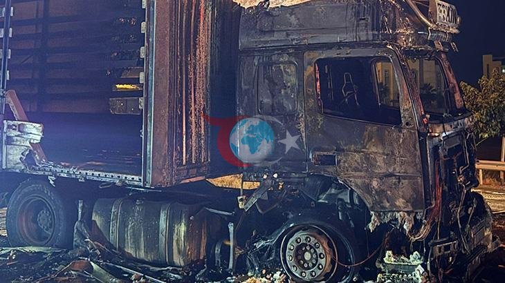 Cizre'de Alevler İçindeki Tır Korku Dolu Anlar Yaşattı