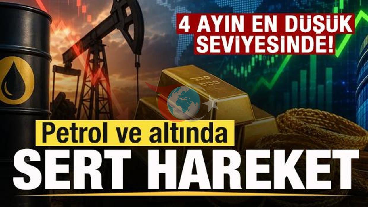 Petrol ve Altın Fiyatlarında Sert Düşüş: Dört Ayın En Düşük Seviyeleri