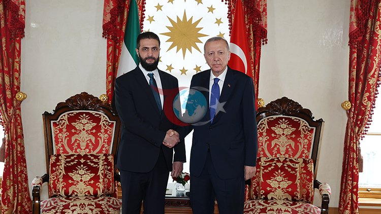 Cumhurbaşkanı Erdoğan, Suriye Cumhurbaşkanı Şara