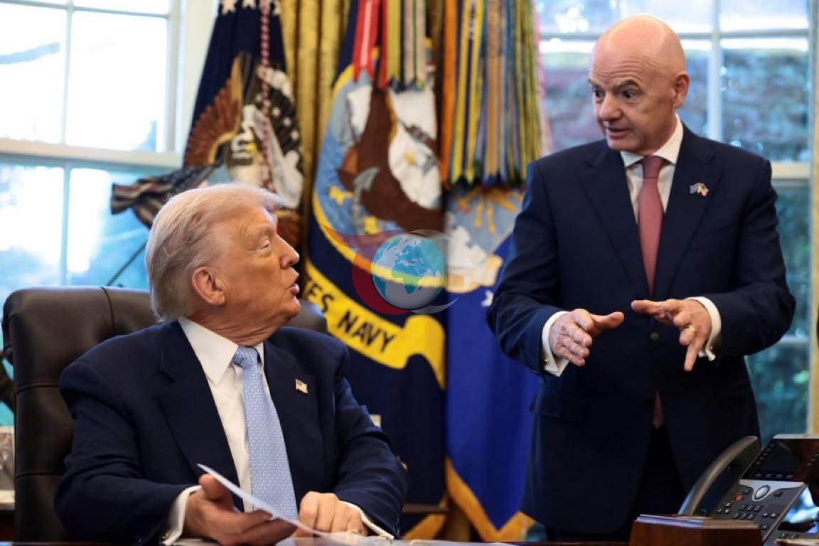 Donald Tramp va Infantino