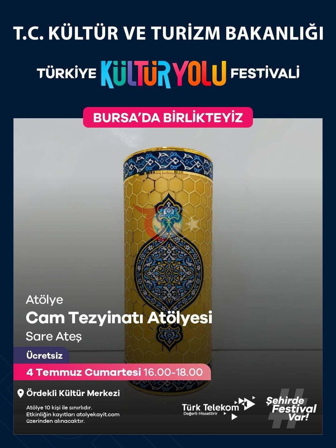 Türkiye Kültür Yolu Festivali Bursa'da: Dokuz gün boyunca sürecek şölen başlıyor